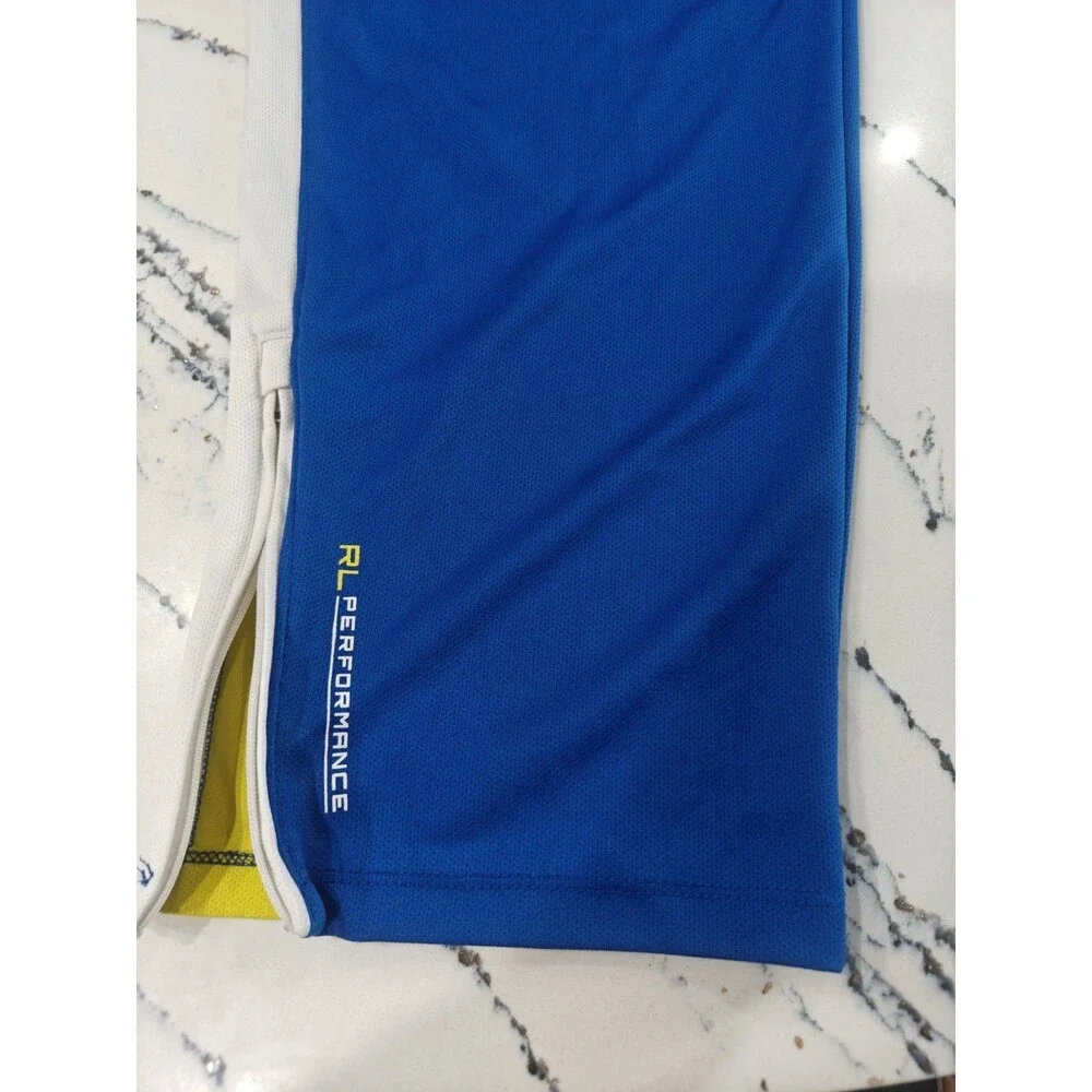 Polo Sport Ralph Lauren Track Pants Youth XL Blue Ankle Zip Sweatpants